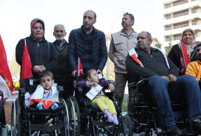 Büyükşehir’den engellilere malzeme yardımı