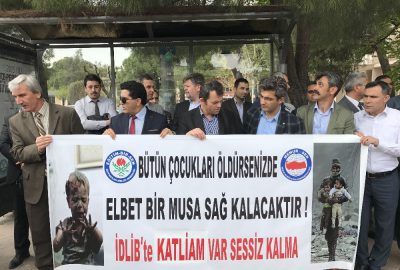 Akhisarlı STK’lar İdlib saldırısını kınadı