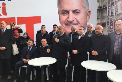 Ümraniye 15 Temmuz Şehitler Meydanı’nda ‘Evet Kafe’ açıldı