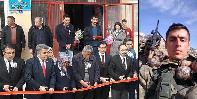 Bursalı şehidin adı memleketinde yaşayacak