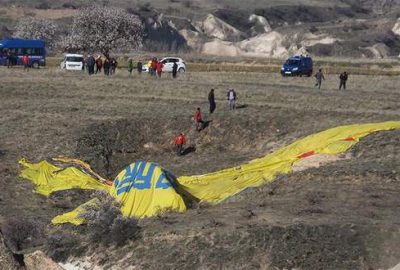 Kapadokya’da balon kazası: 1 ölü, 7 yaralı