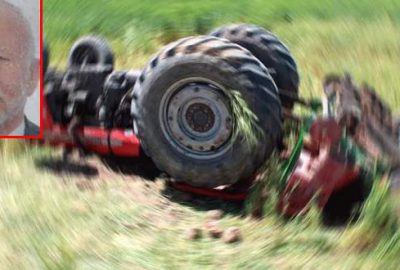 Bursa’da traktör devrildi: 1 ölü, 1 yaralı