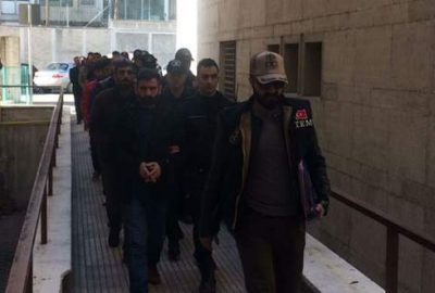 Bursa’da PKK operasyonunda gözaltına alınan 20 kişi adliyede