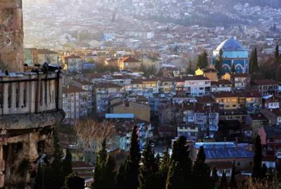 Bursa minarelerinden harika manzaralar