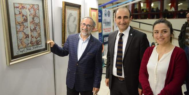 Yıldırım’da hat ve ebru sergisi