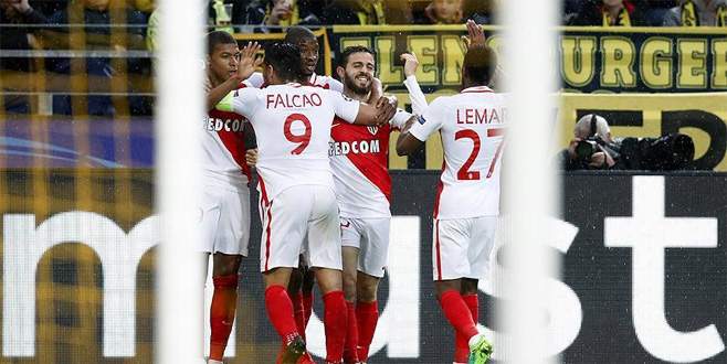 Monaco deplasmanda Borussia Dortmund’u mağlup etti