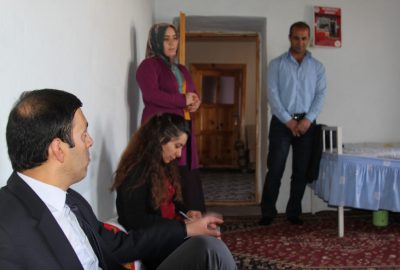 Kaymakam Öztürk’ten hasta gaziye ziyaret