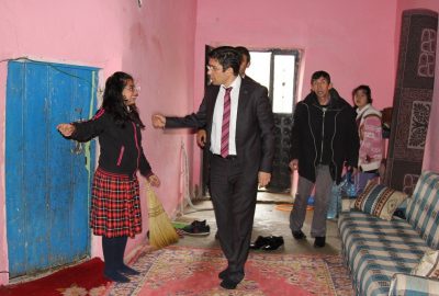 Başkan Öztürk’ten yoksul ve engelli ailelere destek