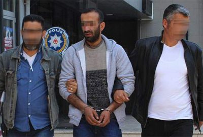 Suç makinesi önce kameraya, sonra polise yakalandı