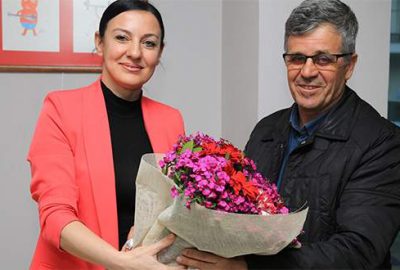 Öğrencilerden karikatür sergisi