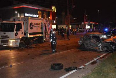 3 ölümlü kazada çöp kamyonu sürücüsüne 15 yıl hapis istemi