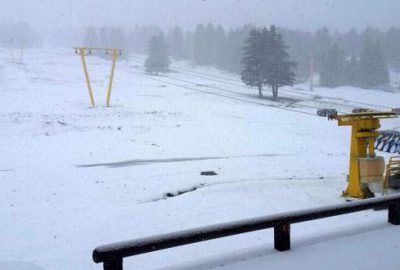 Uludağ’a nisan karı