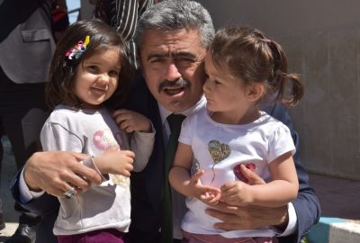 Özel çocuklar başkan amcalarına teşekkür etti