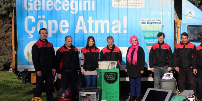 Osmangazi’de 87 bin kilo elektronik atık toplandı