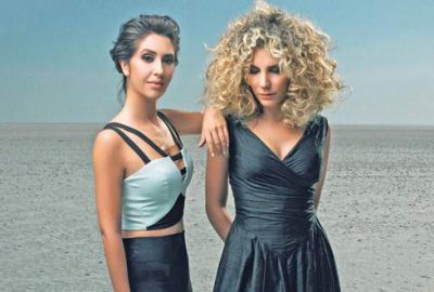 Tuz Gölü’nde iki müzisyen