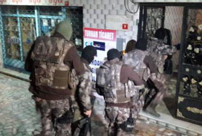 Zehir tacirlerine şafak baskını