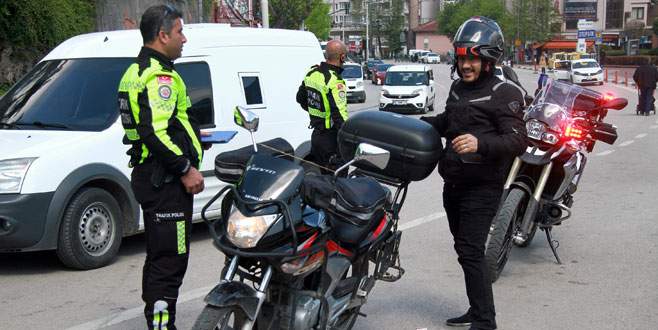 Bursa’da trafik ekiplerinden motosiklet operasyonu!