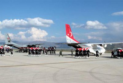 Elazığ’da şehitler için tören