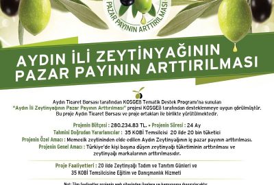 Aydın Ticaret Borsası, zeytinyağını Kocaeli’de tanıtacak