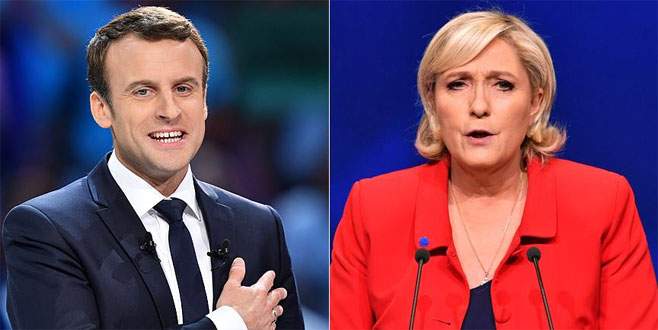 Fransa’da Macron ve Le Pen ikinci turda