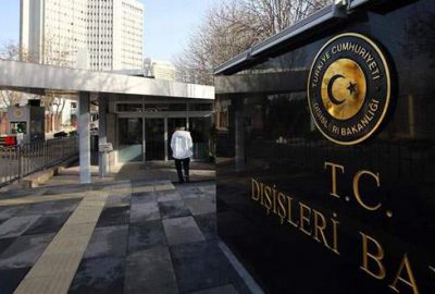 Dışişleri’nden ABD’ye ‘1915 olayları’ tepkisi