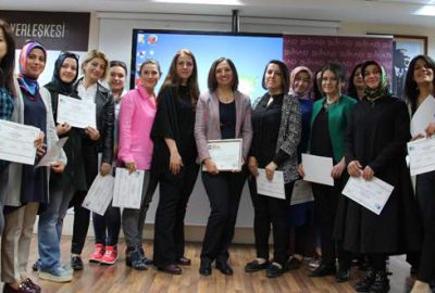 Girişimci kadınlara sertifika