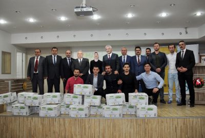 Stada gelen kitaplar okullara teslim edildi