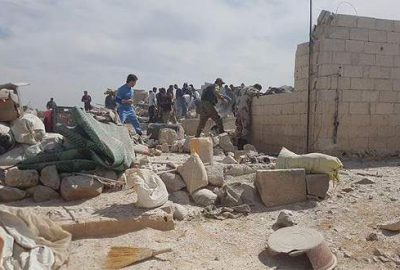 Suriye’de sığınmacı kampına hava saldırısı