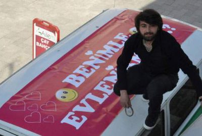 Böyle evlilik teklifi görülmedi