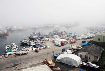 Rus askeri gemisi ile canlı hayvan taşıyan gemi çarpıştı