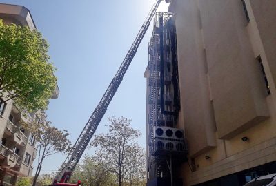 Başkent’te PTT şubesindeki yangın paniğe neden oldu