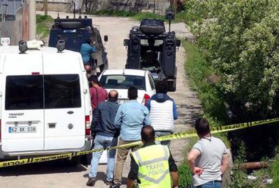 Klozetin altına patlayıcı gizlemişler