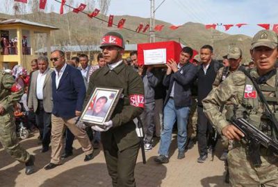 Kırgız Türkü şehit son yolculuğuna uğurlandı