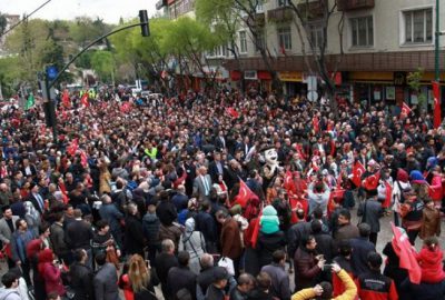 Bursa’nın fetih şenliklerinde Diriliş izdihamı