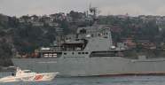 Rus savaş gemisi İstanbul Boğazı’ndan geçti