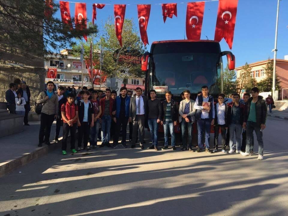 Sungurlulu gençler Çanakkale’yi gezdi