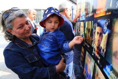 1 Mayıs kutlamaları öncesi Ankara Garı’nda anma töreni