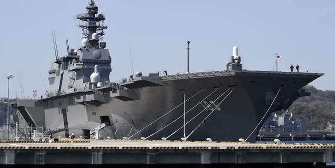 Japonya en büyük savaş gemisini ABD için gönderdi