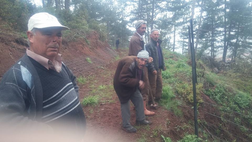 Bigadiç’de imece güzelliği