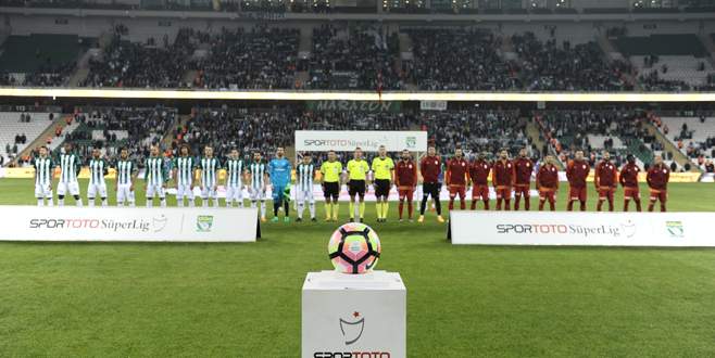 Bursaspor, Galatasaray maçından kareler
