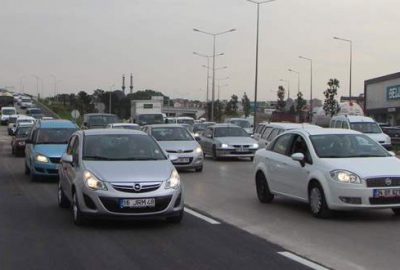 Mudanya yolunda ek şerit hizmete girdi