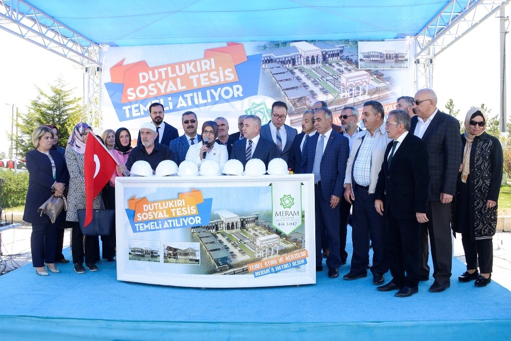 Meram’da Dutlu Koruluğu Sosyal Tesisinin temeli atıldı Meram’da Dutlu Koruluğu Sosyal Tesisinin temeli atıldı