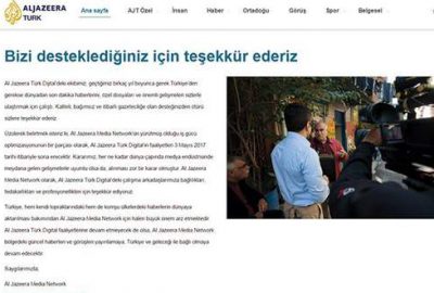 El Cezire Türk yayınlarına son verdi