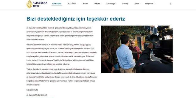 El Cezire Türk yayınlarına son verdi