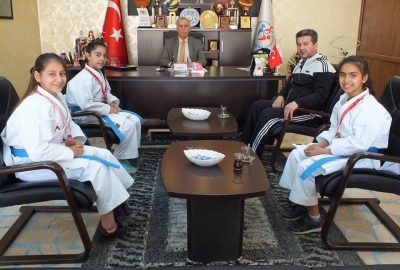 Şampiyon Karatecilerden Remzi Arkaltı’ya ziyaret