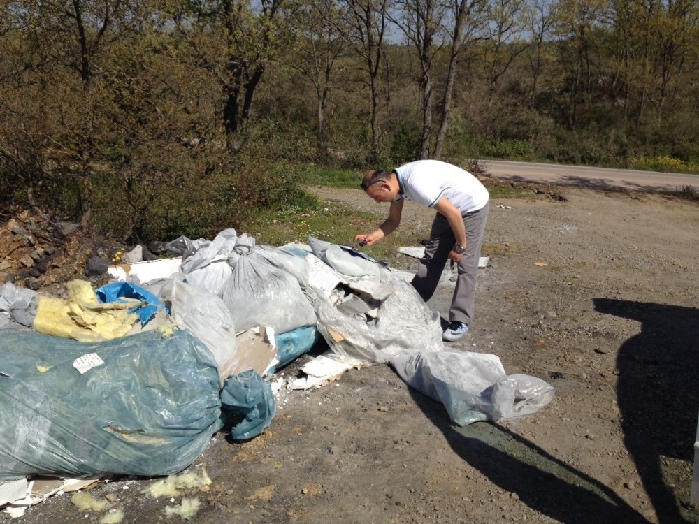 Gebze’de kaçak atık denetimi Gebze’de kaçak atık denetimi