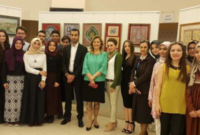 Osmanlı'nın geleneksel sanatlarından kaat'ı, Uludağ Üniversitesi öğrencilerinin ilgi çeken çalışmalarıyla