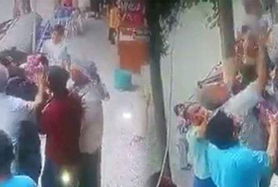 Minik kızı havada böyle yakaladılar