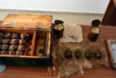 İçinde mühimmat bulunan sandık kıyıya vurdu