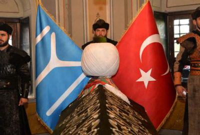 Ertuğrul Gazi Türbesi’nde ‘saygı nöbeti’